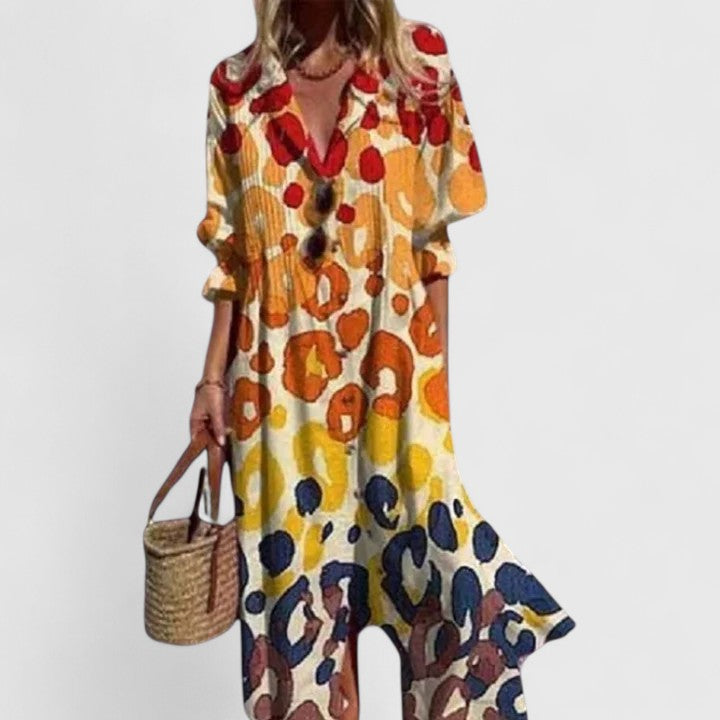Women's Dress Boho Style Relaxed Fit Printed Lightweight Casual