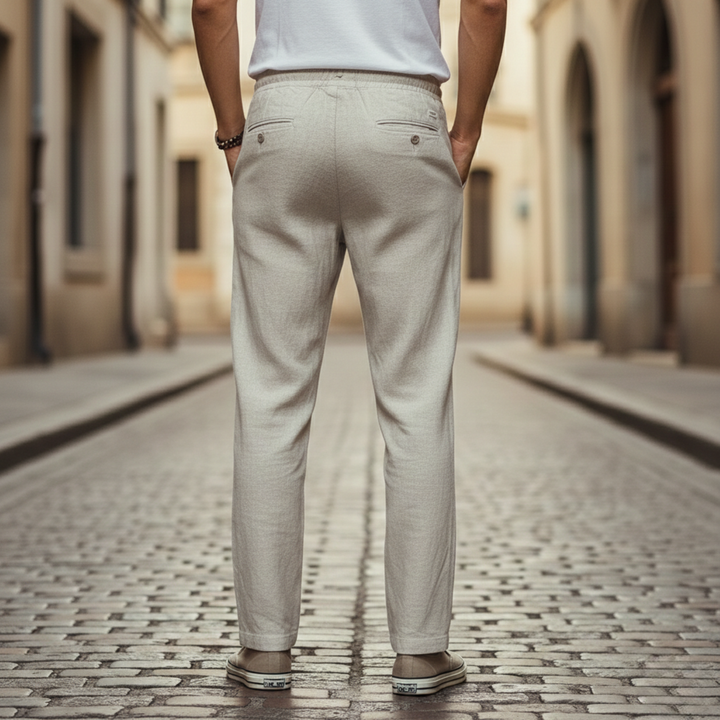 Men’s Elastic Waist Casual Trousers