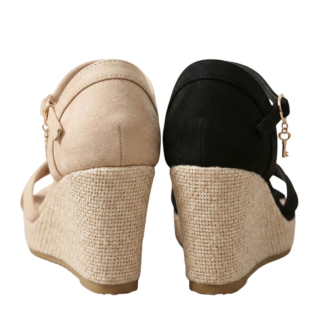 Women’s Espadrille Wedge Sandals Ankle Strap
