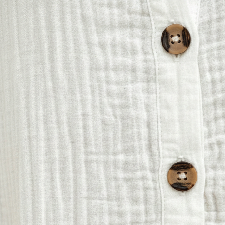 Women’s Button-Front Short Sleeve Shirt Dress