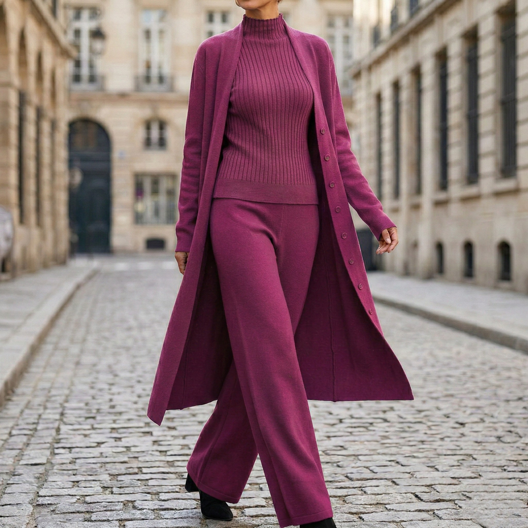 Women’s 3-Piece Knit Lounge Set