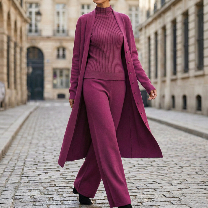 Women’s 3-Piece Knit Lounge Set