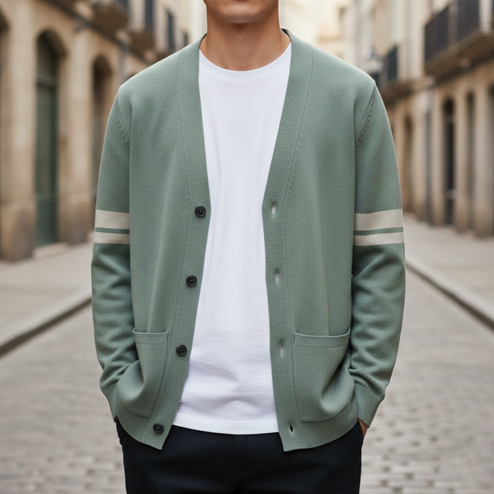 Men's Cardigan Button Front Knit