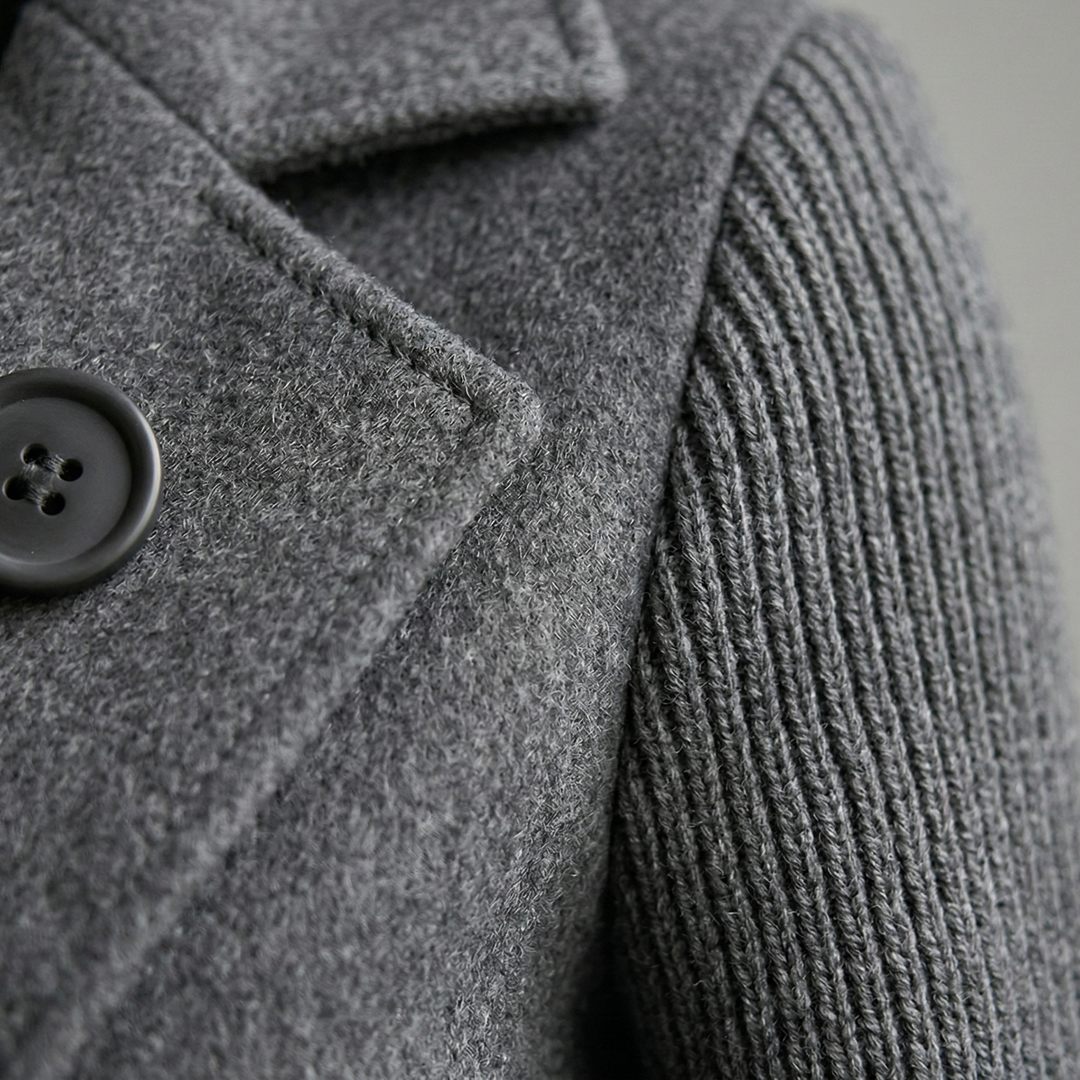 Women’s Double-Breasted Knit Blazer