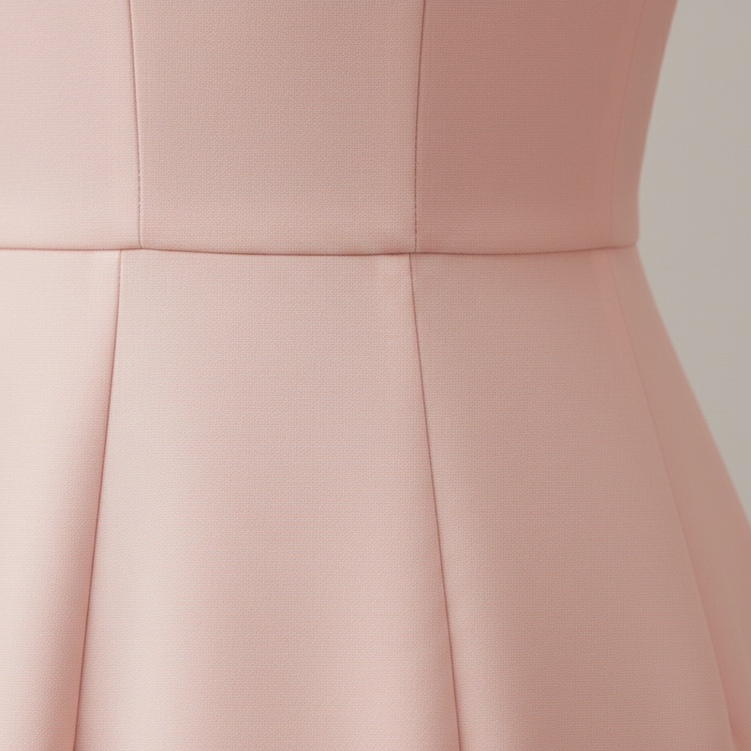 Women’s Sleeveless Midi Dress with Bow Detail