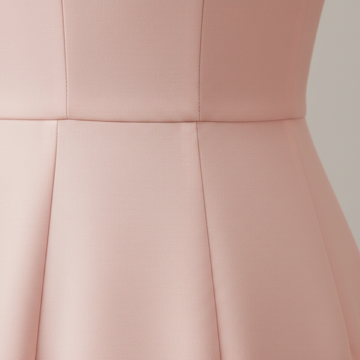 Women’s Sleeveless Midi Dress with Bow Detail