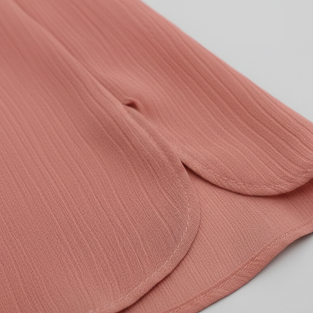 Blouse V Neck Long Sleeve Chiffon Womens