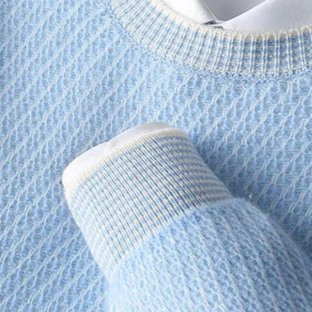 Cashmere Sweater Crew Neck Knit Men