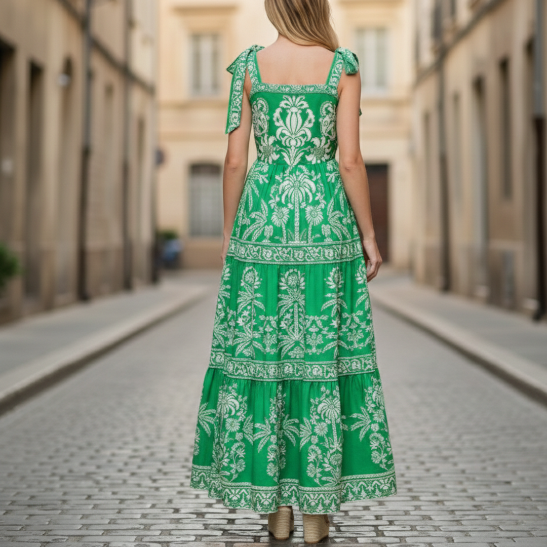 Maxi Dress Printed Sleeveless Women