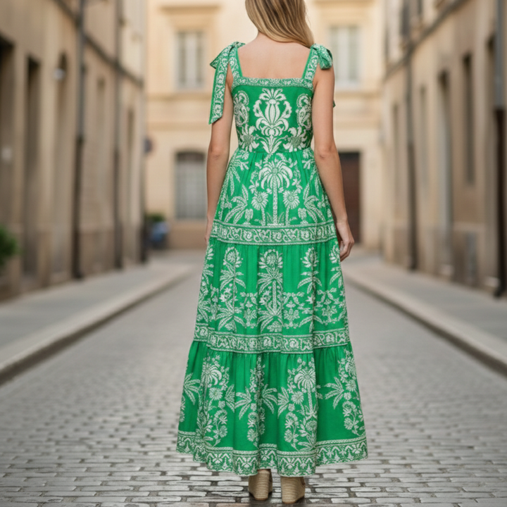 Maxi Dress Printed Sleeveless Women