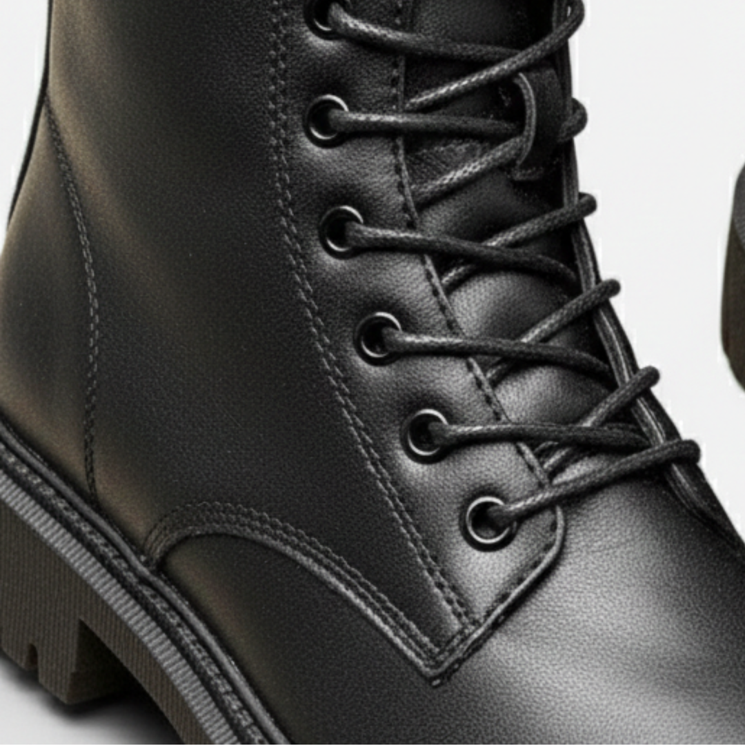 Combat Boots Women Lace Up Ankle