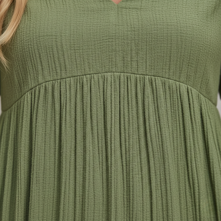 Women’s V-Neck Tiered Mini Dress