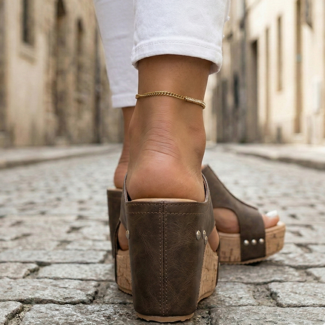 Women’s Cork Wedge Sandals