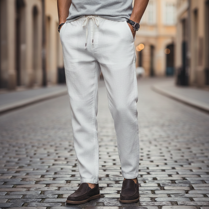 Men’s Elastic Waist Casual Trousers