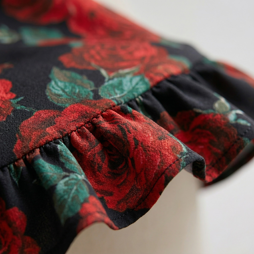 Maxi Dress Long Sleeve Floral Print Bodycon Women