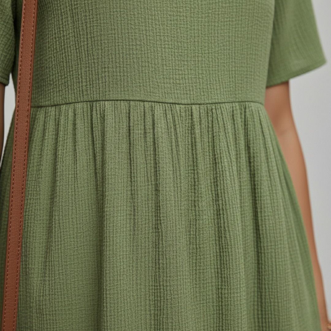 Women’s V-Neck Tiered Mini Dress