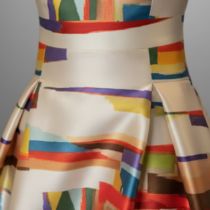 Maxi Dress Sleeveless Printed A Line Women