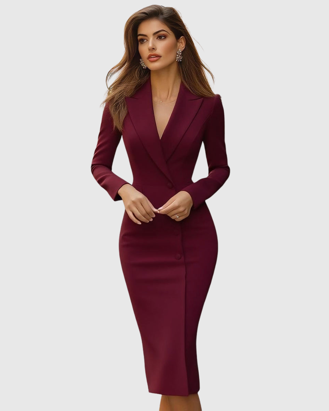 Women's Satin Midi Dress Sleeveless Slim Fit
