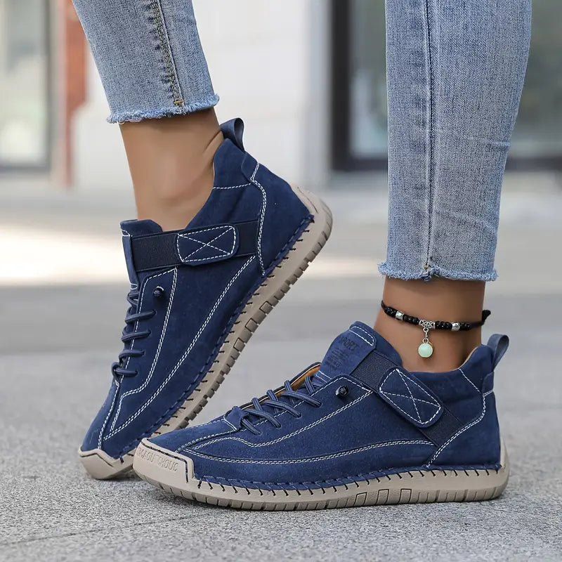 Women's Sneakers Orthopedic Lace-Up Non-Slip Sole Cushioned Insole