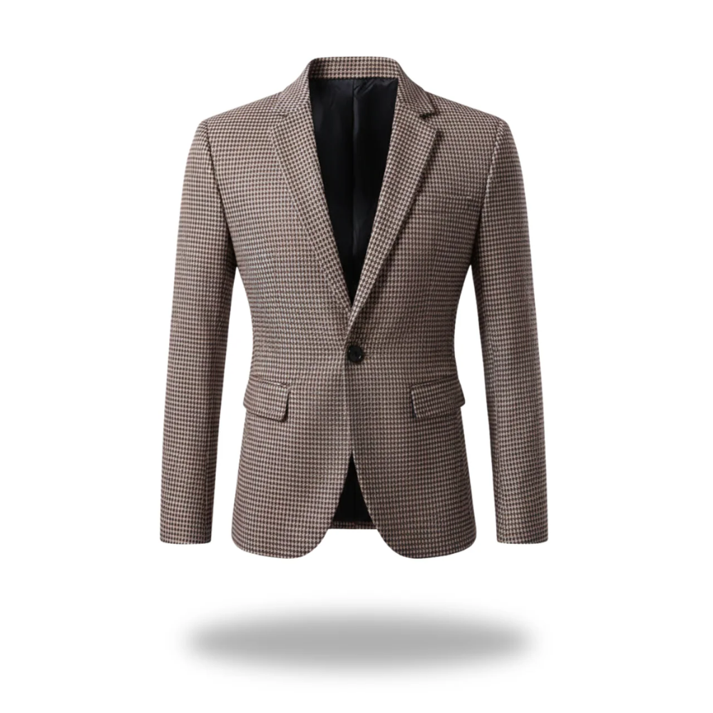 Men's Blazer Structured Tailored Long Sleeve Button Closure Casual