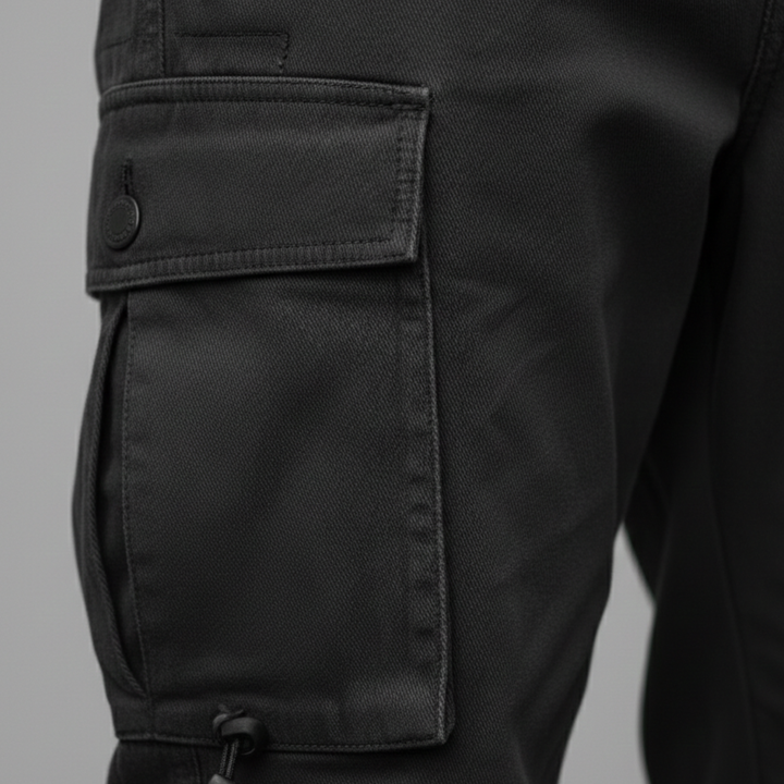 Cargo Pants Multi Pocket Straight Leg Men