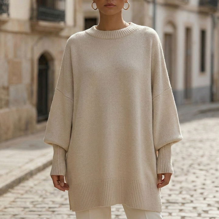 Poncho Sweater Women Oversized Knit Pullover
