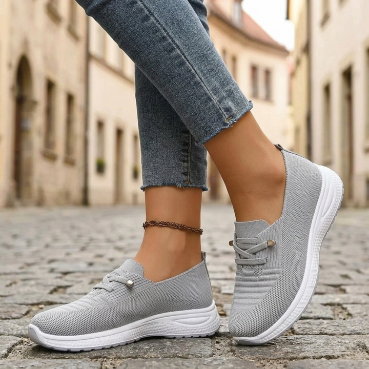 Women’s Slip On Sneakers Knit Walking Shoes