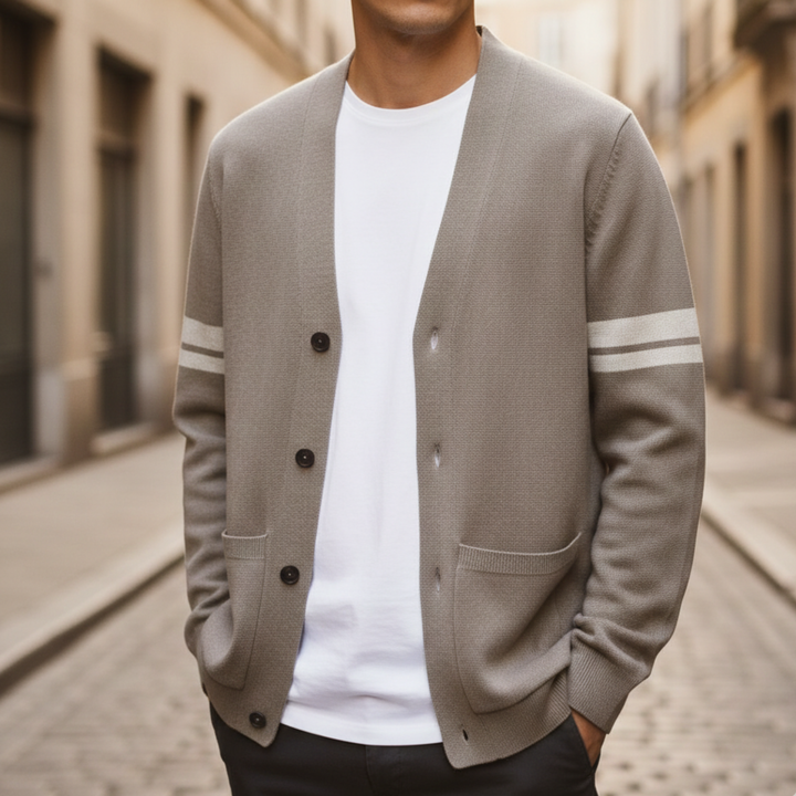 Men's Cardigan Button Front Knit