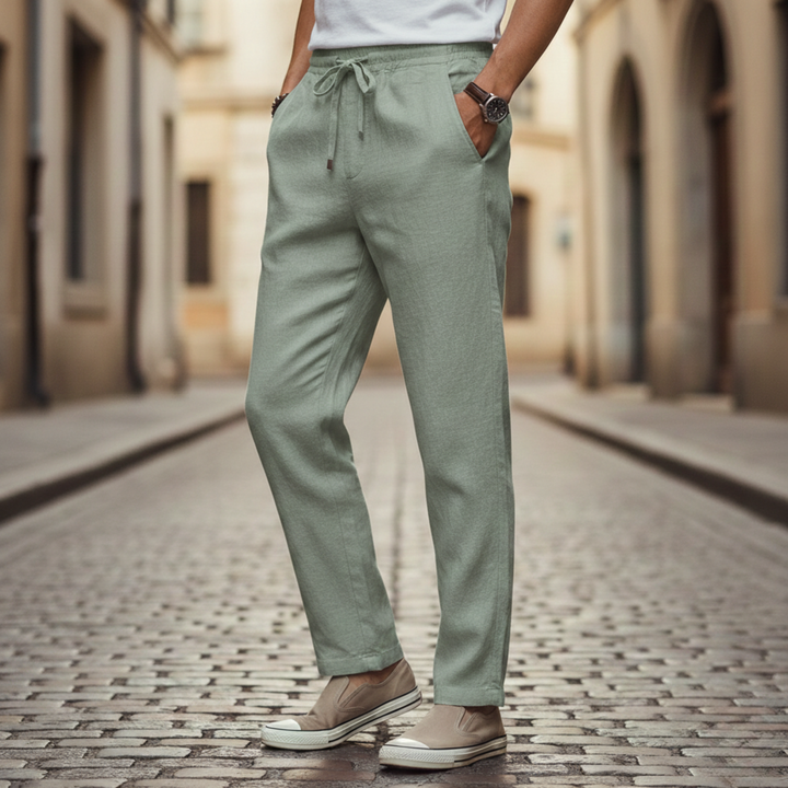 Men’s Elastic Waist Casual Trousers