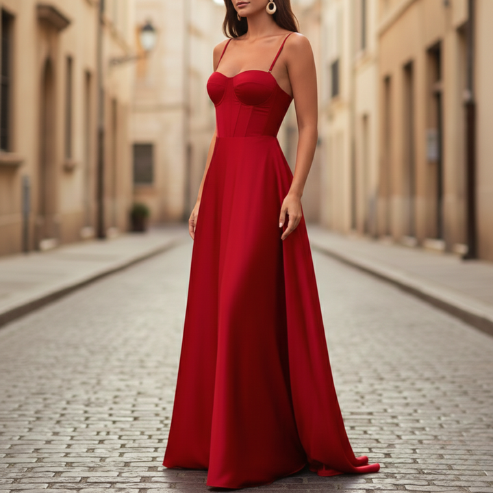 Maxi Dress Sleeveless Spaghetti Strap Women