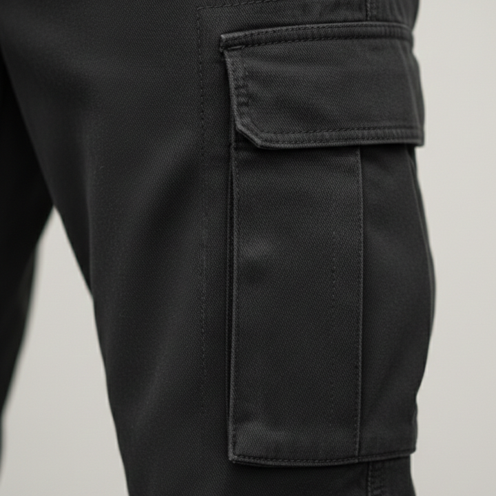 Cargo Pants Multi Pocket Straight Leg Men