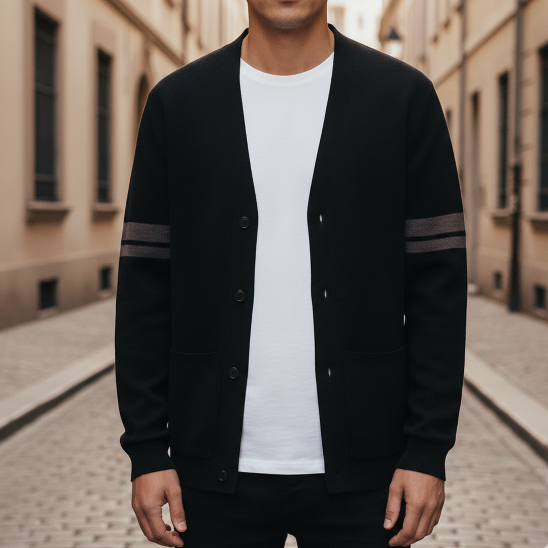 Men's Cardigan Button Front Knit