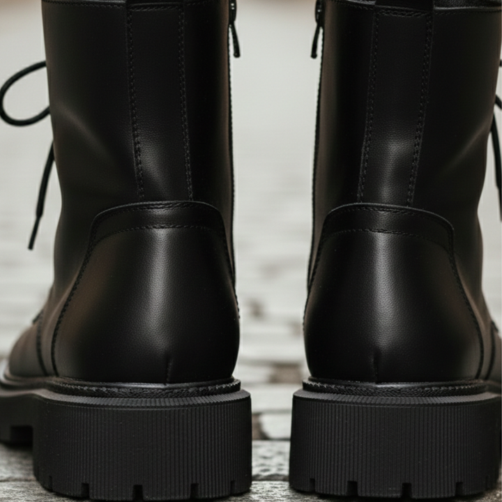 Combat Boots Women Lace Up Ankle