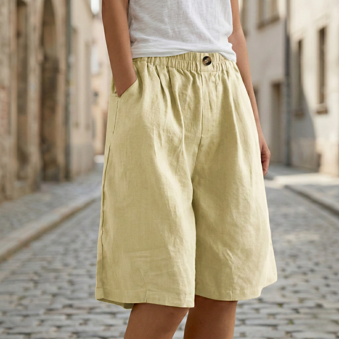 Women’s High Waisted Wide Leg Shorts