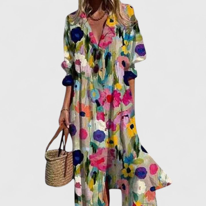 Women's Dress Boho Style Relaxed Fit Printed Lightweight Casual