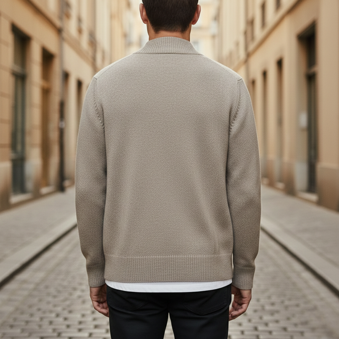 Cardigan Sweater Button Front Knit Men