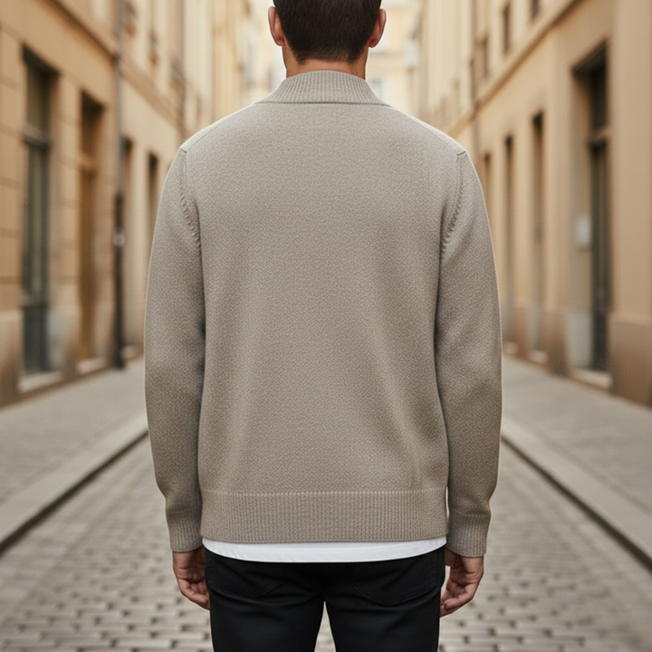 Cardigan Sweater Button Front Knit Men