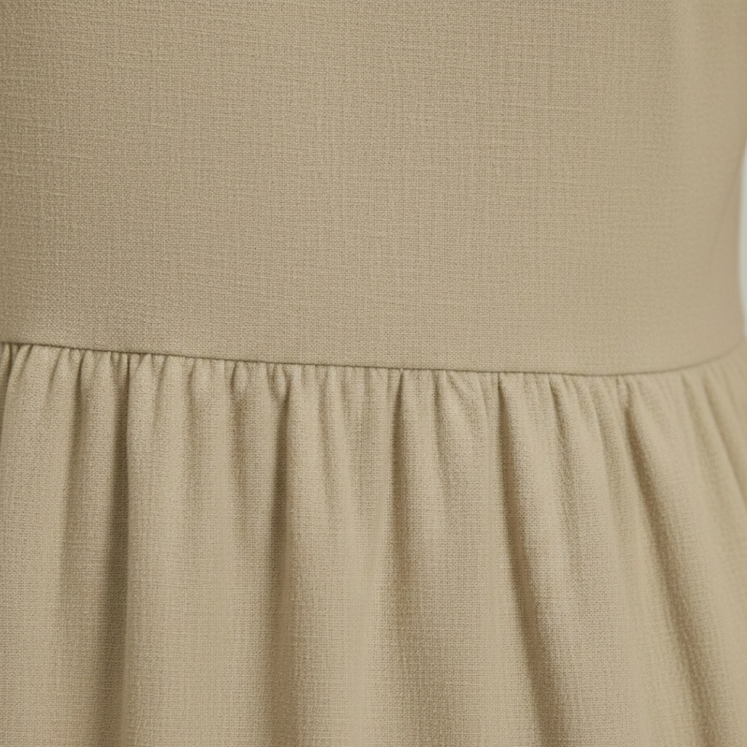 Midi dress short sleeve pocket womens