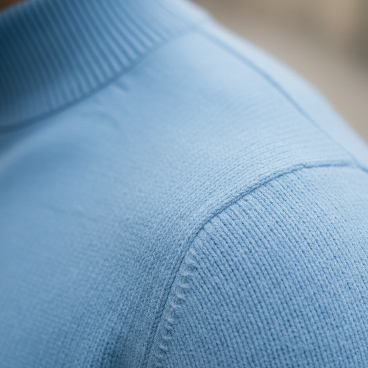 Turtleneck Sweater Men Long Sleeve Knit Top