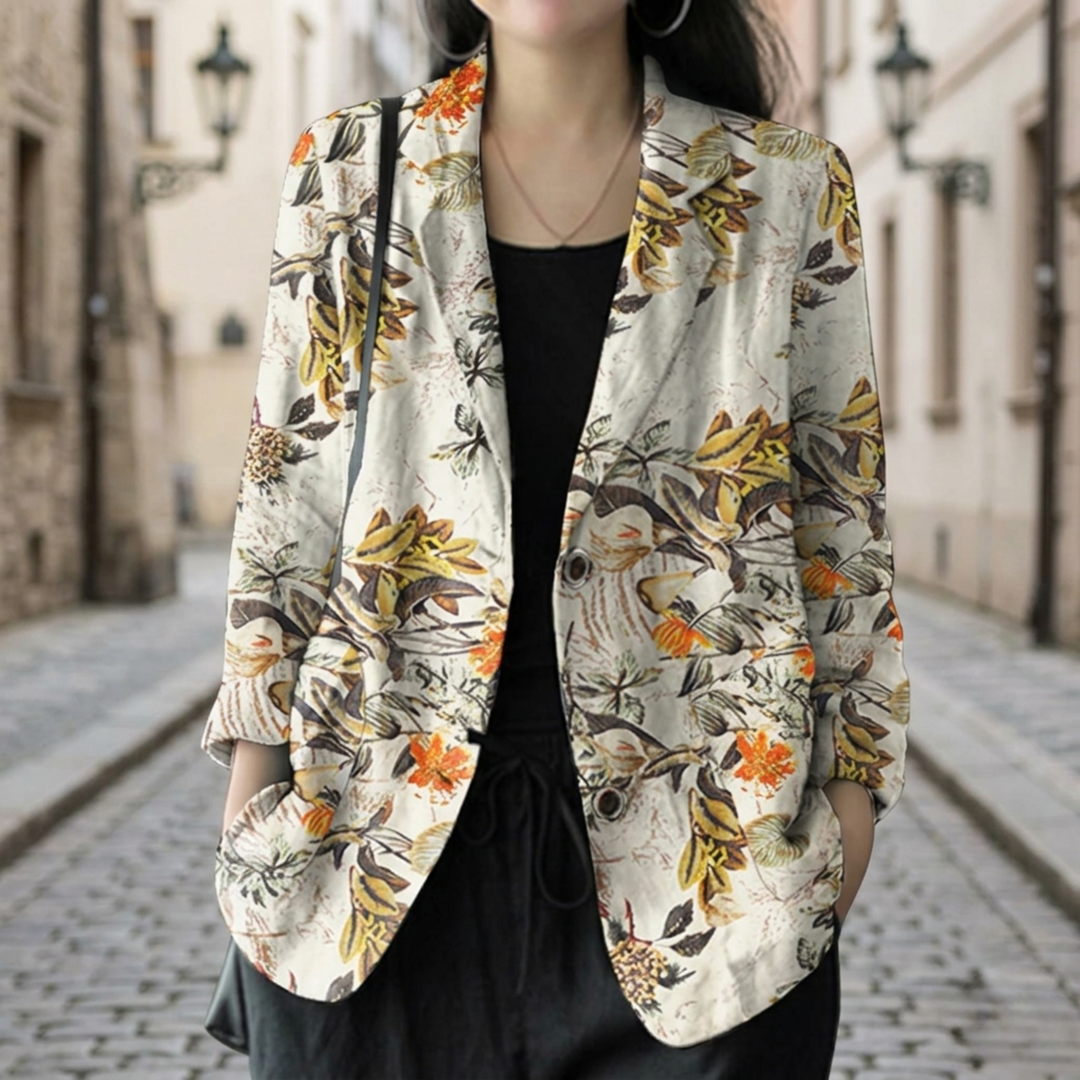 Women’s Floral Print Casual Patterned Blazer