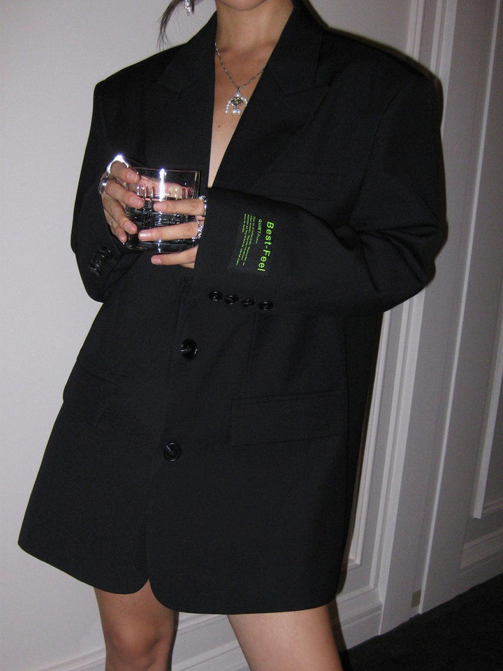 Women's Blazer Oversized Classic Lapel Fit Casual