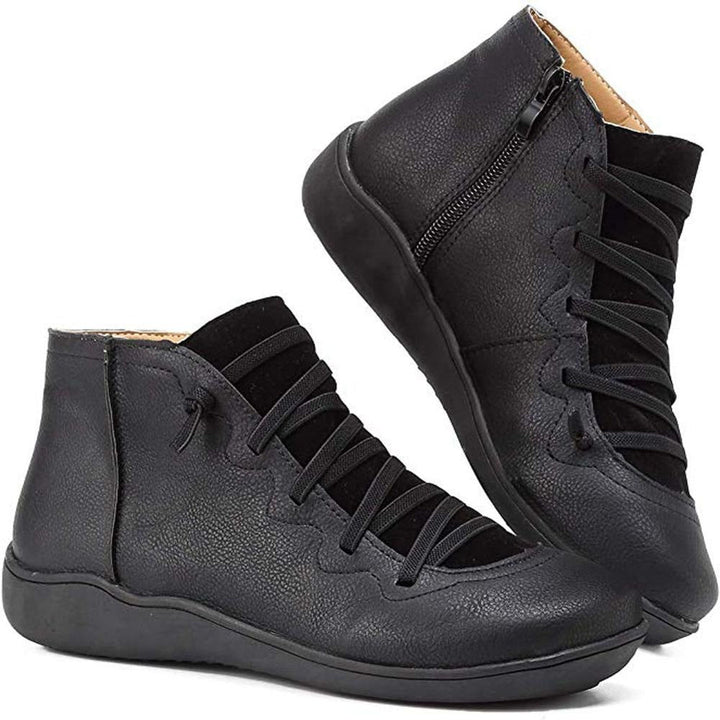 Women's Orthopedic Ankle Boots Cushioned Sole Breathable Slip-Resistant Casual