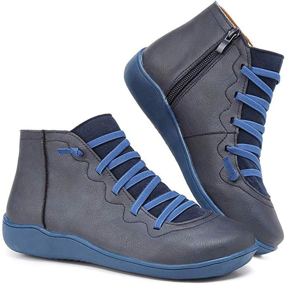 Women's Orthopedic Ankle Boots Cushioned Sole Breathable Slip-Resistant Casual