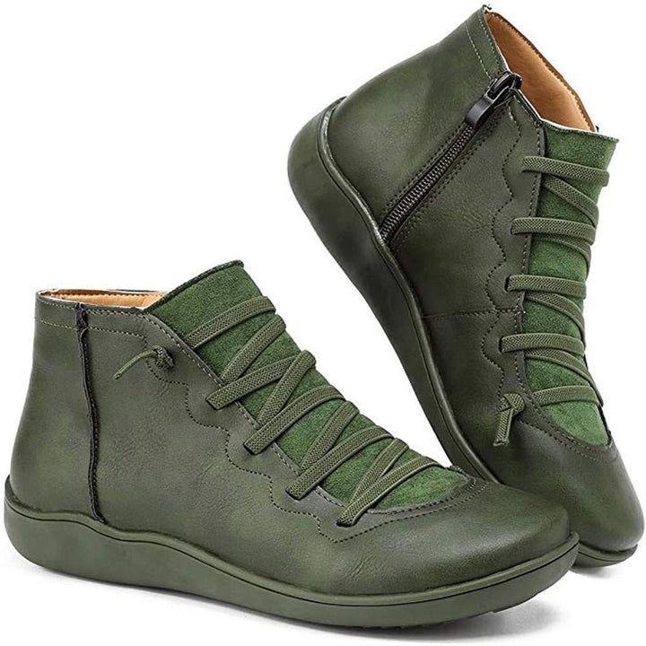 Women's Orthopedic Ankle Boots Cushioned Sole Breathable Slip-Resistant Casual