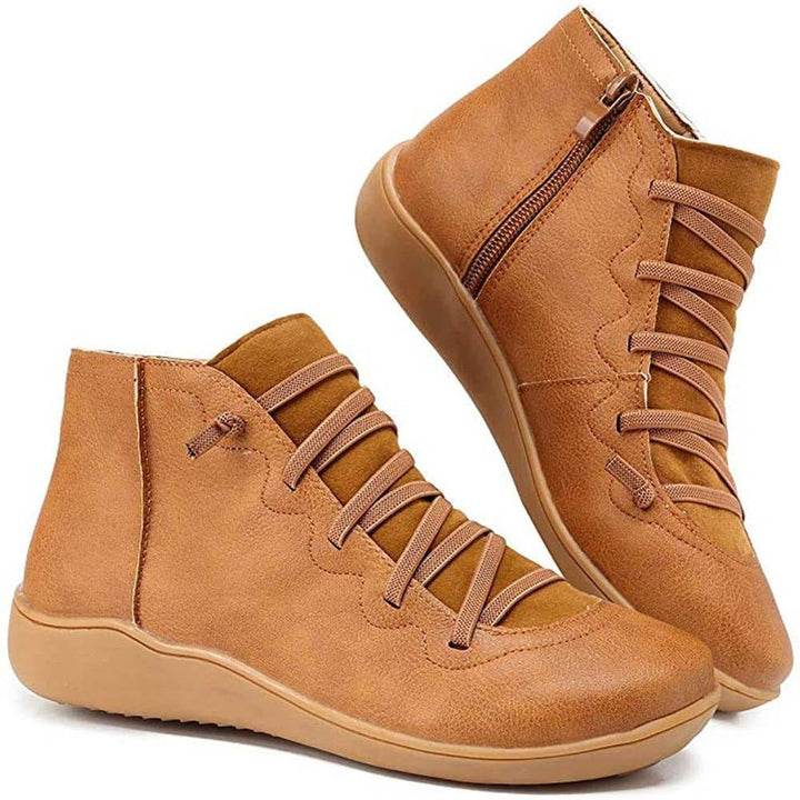 Women's Orthopedic Ankle Boots Cushioned Sole Breathable Slip-Resistant Casual