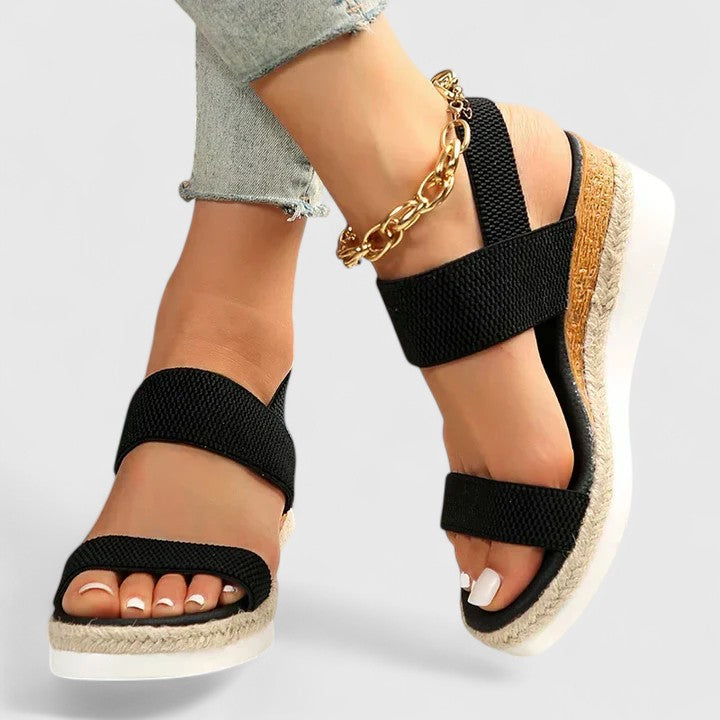 Women’s Sandals Leather Orthopedic Slip-On Open Toe Casual