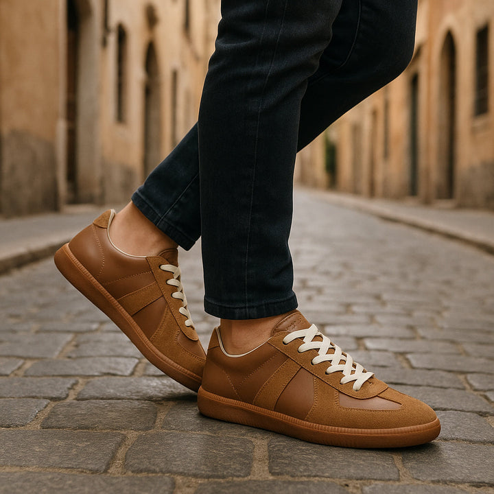 Men's Lace-Up Sneakers Non-Slip Casual