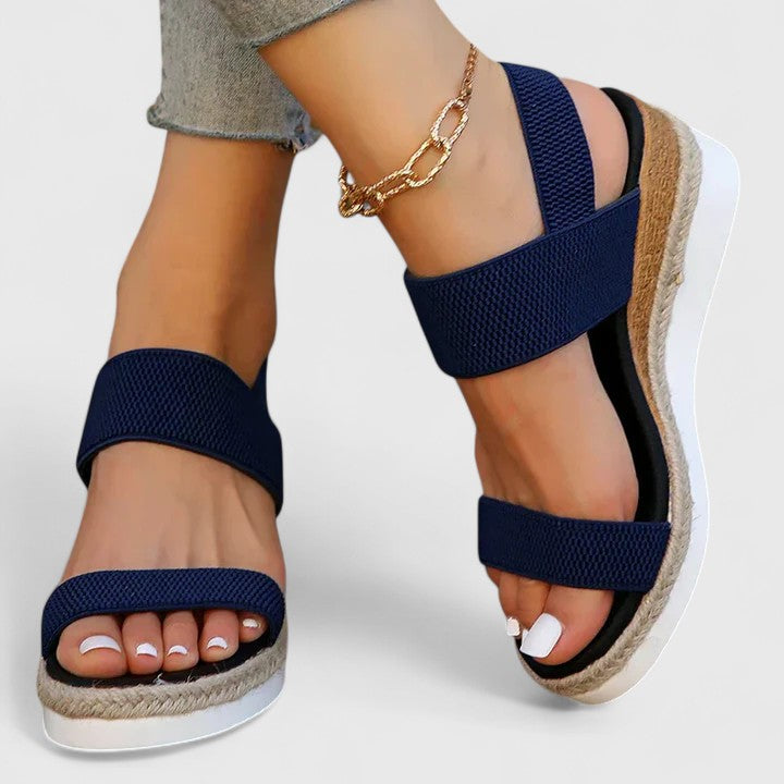 Women’s Sandals Leather Orthopedic Slip-On Open Toe Casual