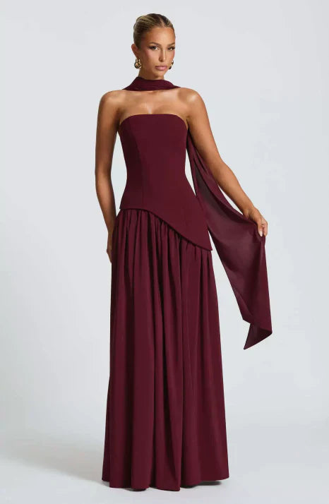 Women's Dress Floral Sleeveless Maxi Flowing – Ceremony