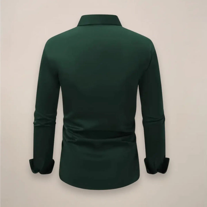 Men's Shirt Long Sleeve Classic Collar Button-Up Elegant